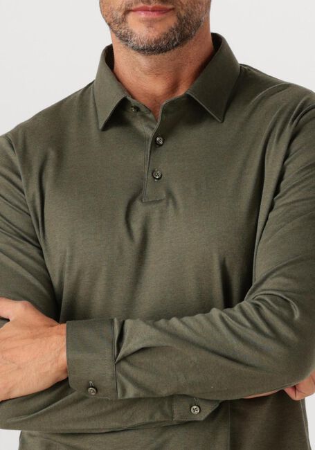 DESOTO Polo ESSENTIAL POLO KENT 1/1 Olive - large