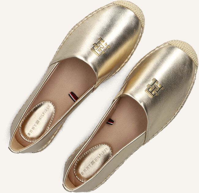 Gouden TOMMY HILFIGER Espadrilles TH LOGO METALLIC LEATHER Gouden TOMMY HILFIGER Espadrilles TH LOGO METALLIC LEATHER - large