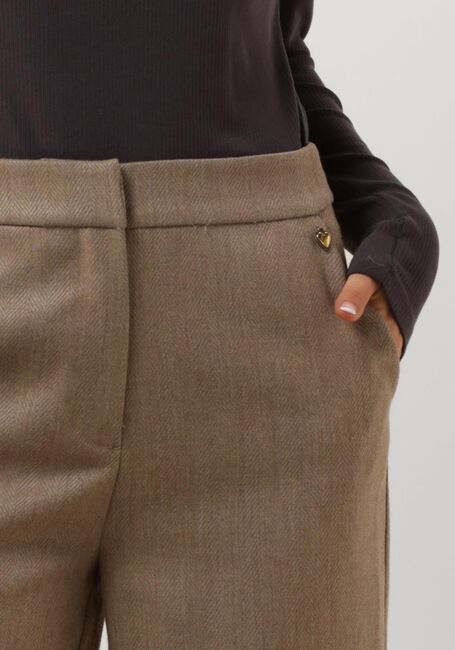 HARPER & YVE Pantalon large MYLA-PA en marron - large