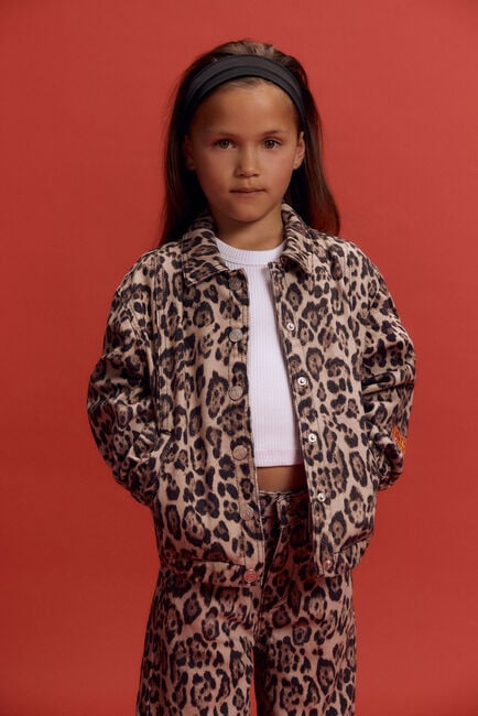 ALIX MINI Veste en jean WOVEN JAGUAR DENIM JACKET en marron - large