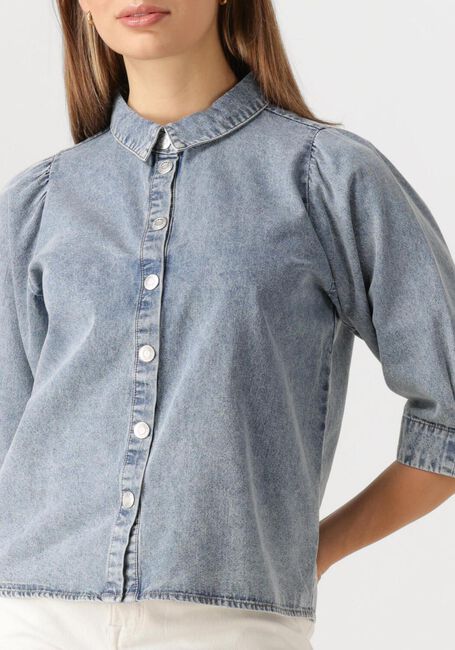 LOLLYS LAUNDRY BONOLL SHIRT SS Blouses en bleu - large