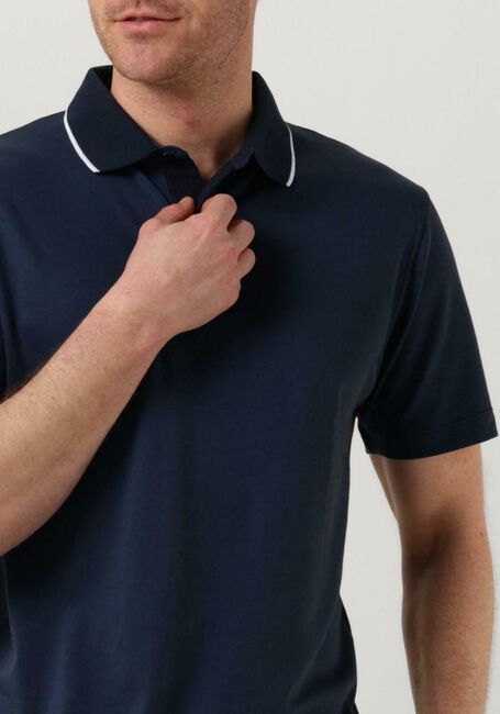 Donkerblauwe SELECTED HOMME Polo SLHLEROY COOLMAX SS POLO B - large