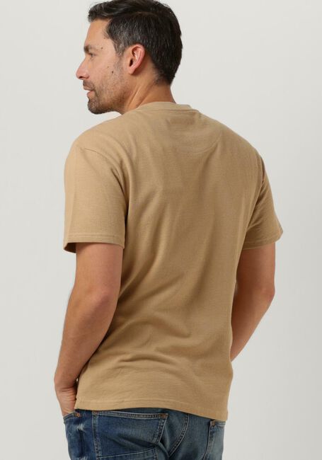 ANERKJENDT T-shirt AKKIKKI S/S STRUCTURE POCKET TEE en beige - large