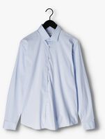 Lichtblauwe CALVIN KLEIN Klassiek overhemd POPLIN STRETCH SLIM SHIRT