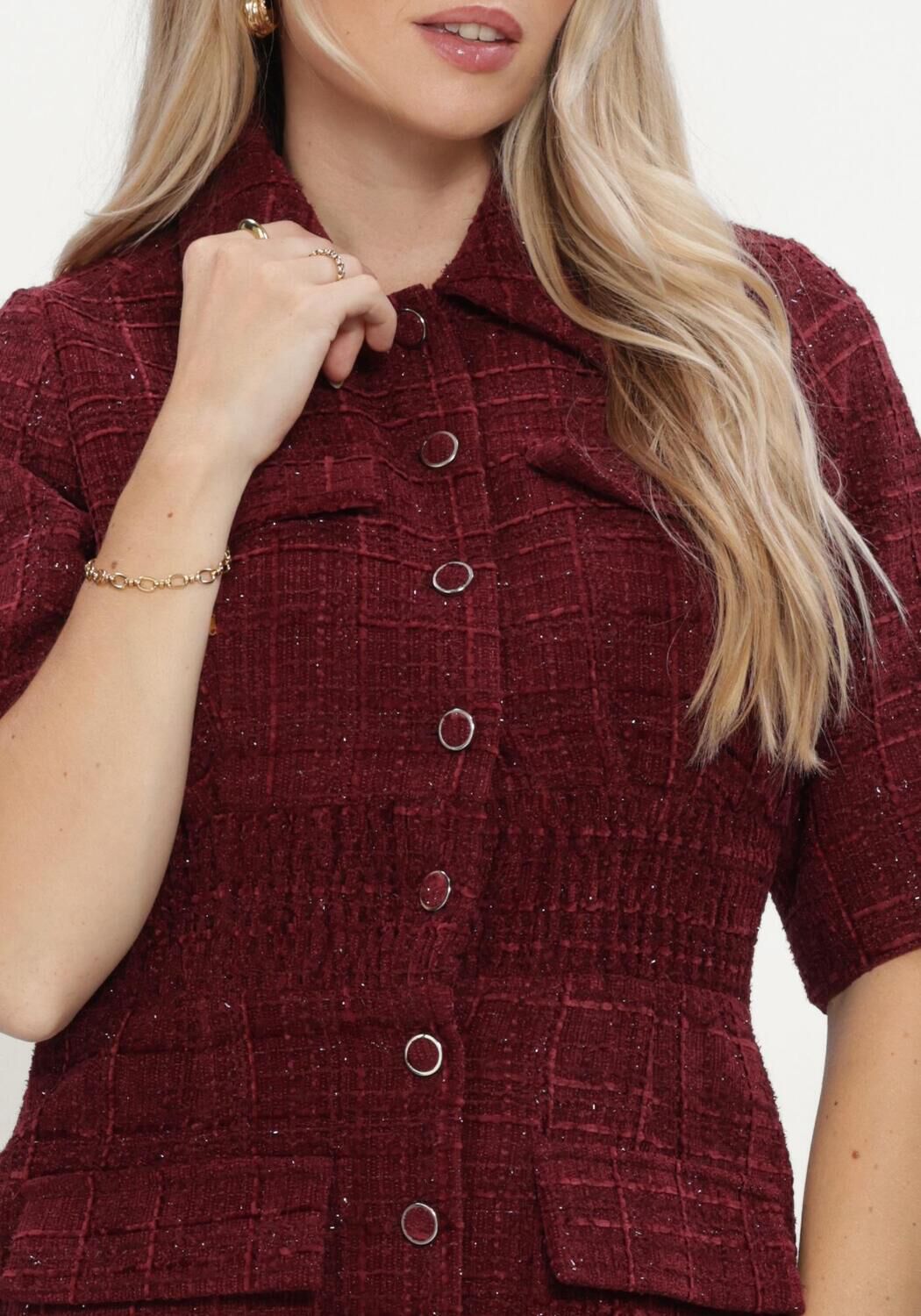 Bordeaux FREEBIRD Mini jurk DELUXE - large