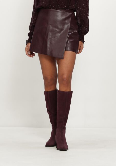 Bordeaux NEO NOIR Minirok ELAYNE FAUX LEATHER SKORTS - large
