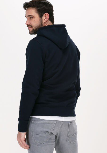 Donkerblauwe TOMMY HILFIGER Sweater ROUNDALL GRAPHIC HOODIE - large