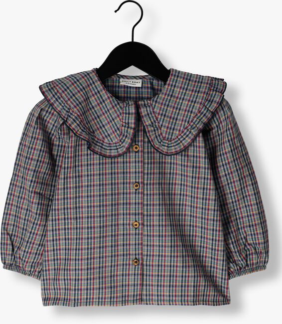 Zwarte DAILY BRAT Blouse COLBY CHECKED SHIRT - large