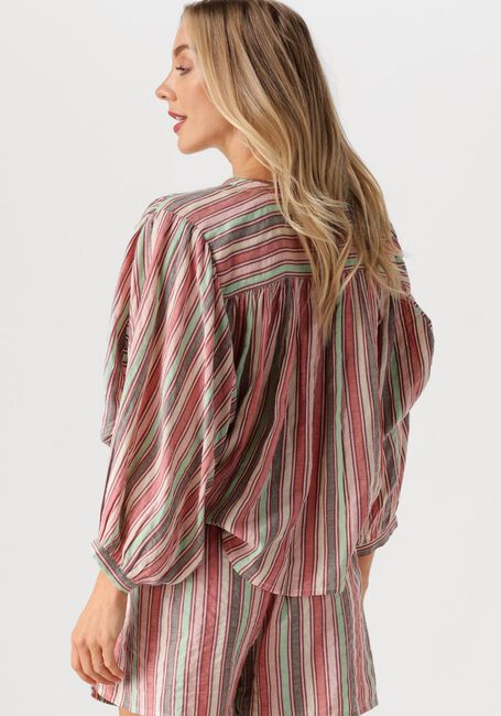 Multi BY-BAR  BECKY MULTI STRIPE BLOUSE - large