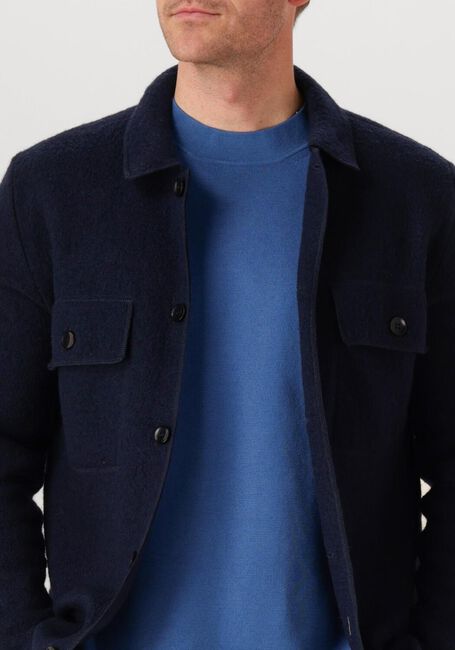 SELECTED MEN Surchemise SLHNEALY LS KNIT WORKWEAR CARDIGAN Bleu foncé - large