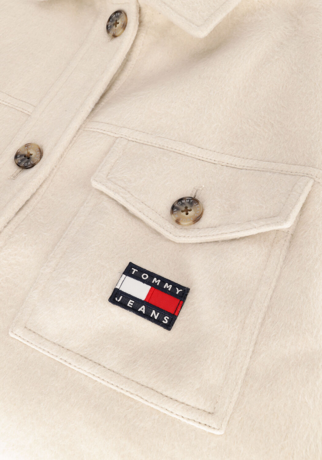 Beige TOMMY JEANS Jack OUTERWEAR JACKET - large