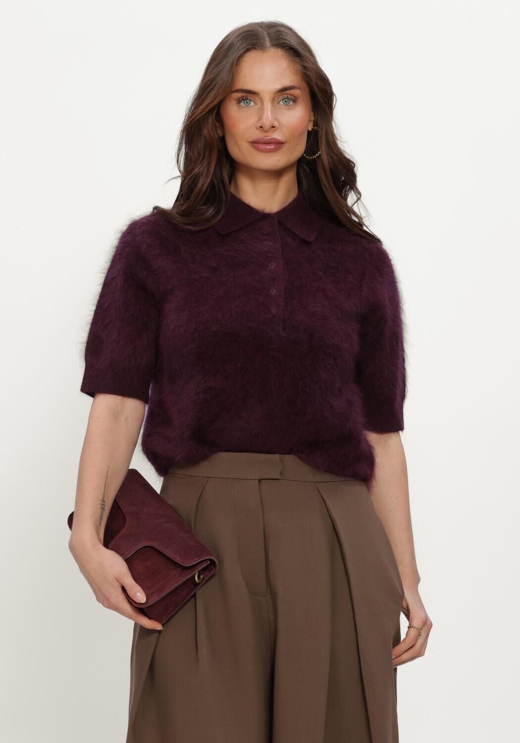LINA LOCCHI Pull LL-BETTY Bordeaux - large