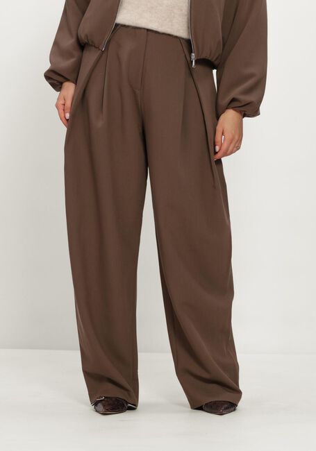 Bruine LINA LOCCHI Wijde broek LL-BERYL - large