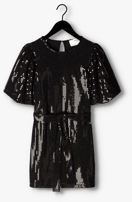 Zwarte SELECTED FEMME Mini jurk SANDY 3/4 SHORT O-NECK DRESS - large