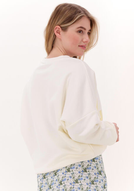 COLOURFUL REBEL Chandail LA ISLA PATCH DROPPED SHOULDER SWEAT Blanc - large