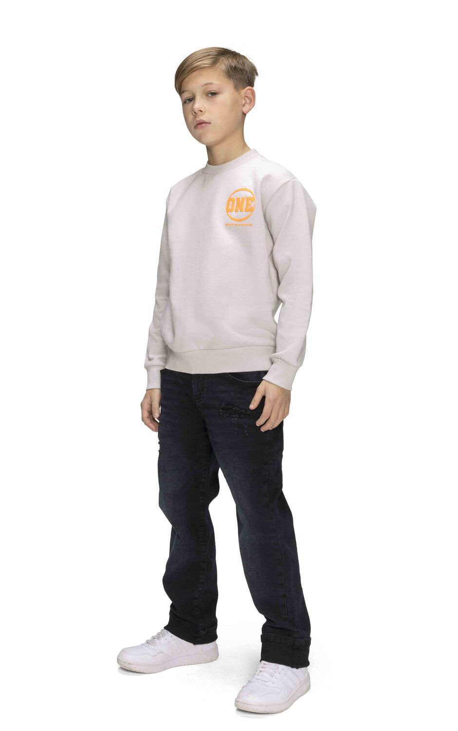 RETOUR Chandail JOSHUA Gris clair - large