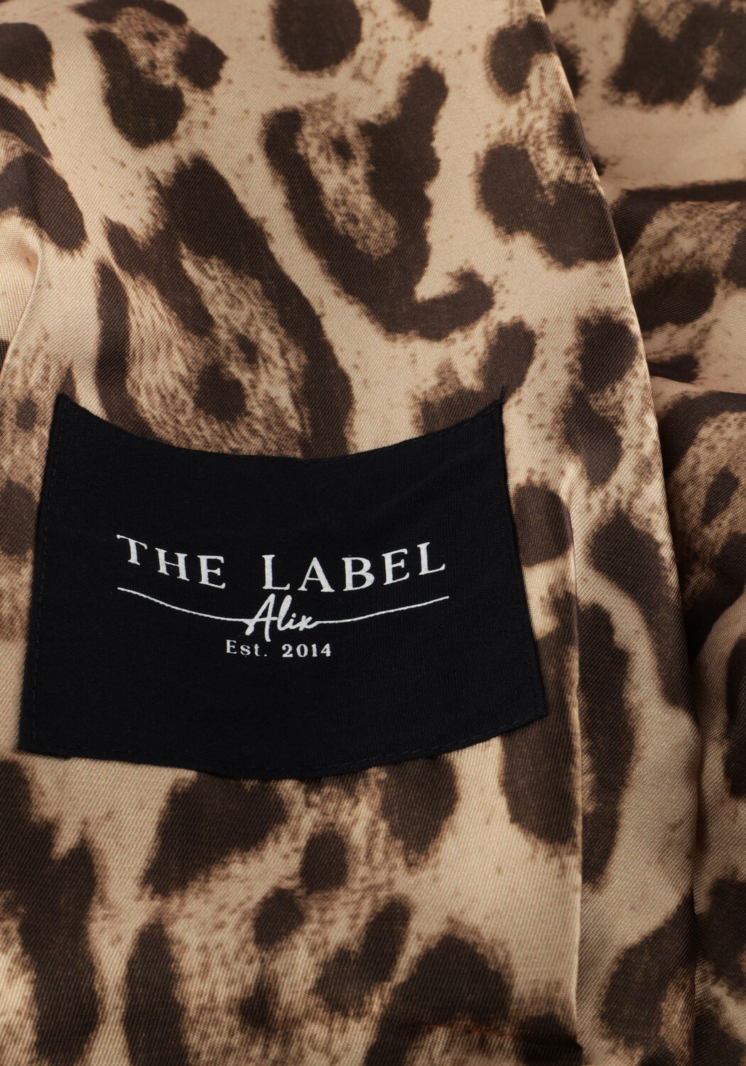 Beige ALIX THE LABEL  LADIES WOVEN JAQUAR OVERSIZED BLOUSE - large