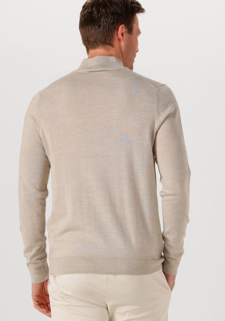 PROFUOMO Pull PULLOVER HALF ZIP MERINO Sable - large