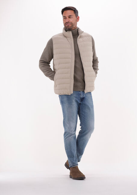 Beige PROFUOMO Bodywarmer OUTERW LT WEIGHT BW - large