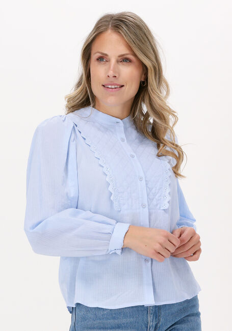 Blauwe LOLLYS LAUNDRY  PEARL SHIRT - large