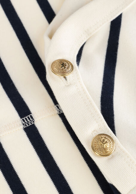 Ecru TOMMY HILFIGER T-shirt REG STRIPE GOLD BTN C-NK SS Ecru TOMMY HILFIGER T-shirt REG STRIPE GOLD BTN C-NK SS - large