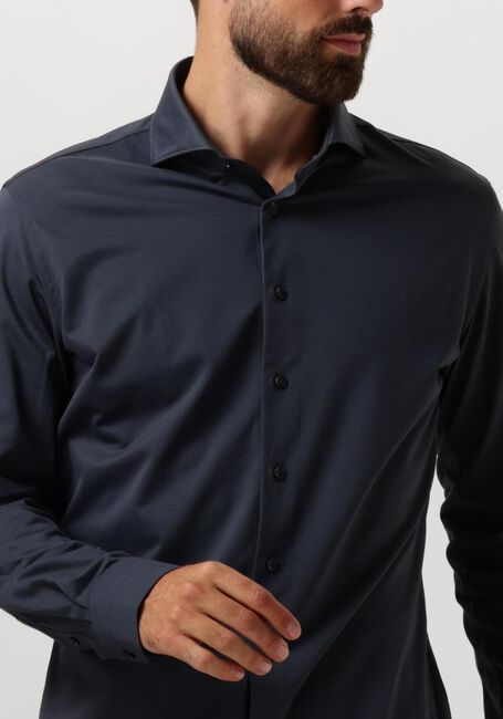 PROFUOMO Chemise classique SHIRT X-CUTAWAY SC SF JAPANESE KNITTED Bleu foncé - large