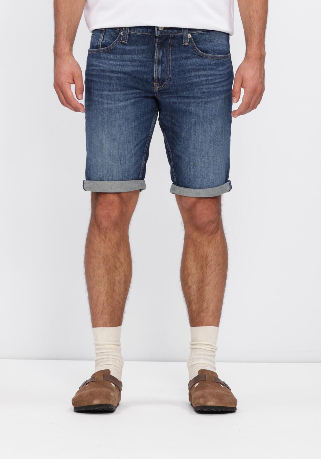 TOMMY JEANS Pantalon courts RONNIE SHORT en bleu - large