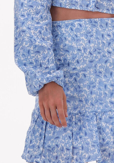 Blauwe NA-KD Minirok ORGANIC FRILL MINI SKIRT - large