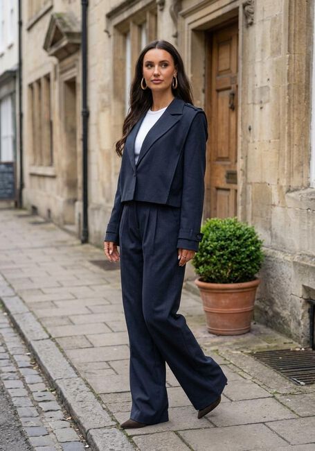 Donkerblauwe CO'COUTURE Blazer MARIN JACKET - large