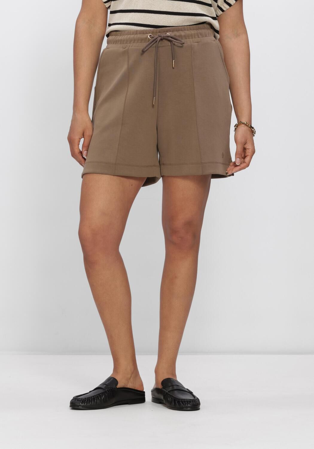 SUMMUM SHORT SOFT SCUBA Pantalons Sable - large