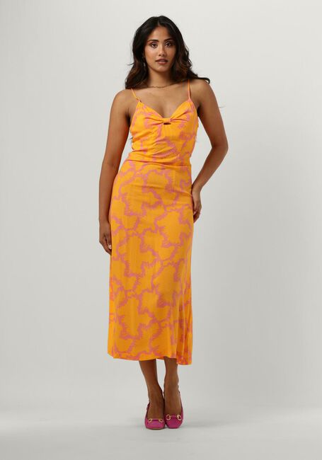 Y.A.S. Robe midi YASMOLEA STRAP MIDI DRESS en jaune - large
