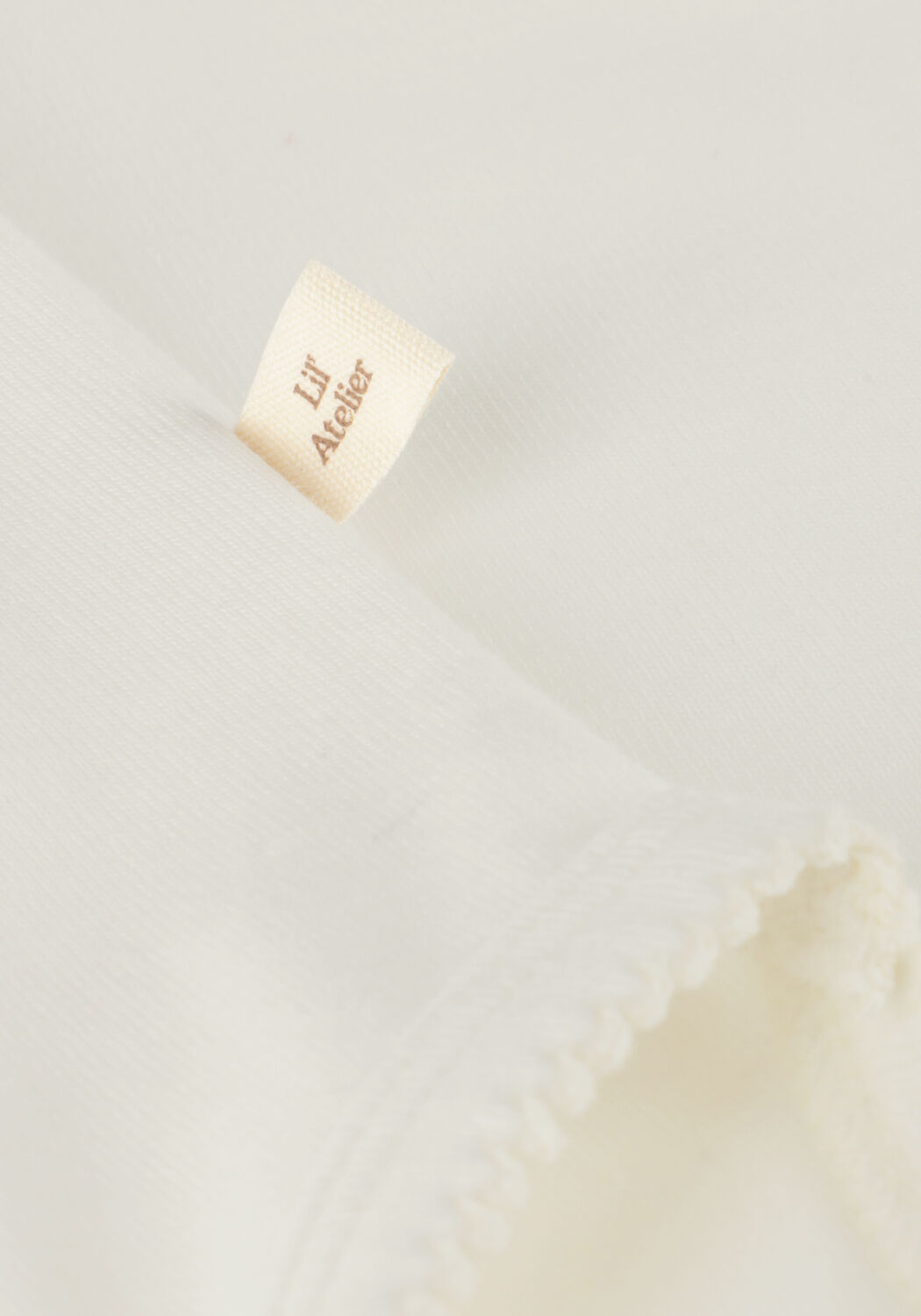 Witte LIL' ATELIER  NBFLALO TEM SS SLIM BODY LIL - large