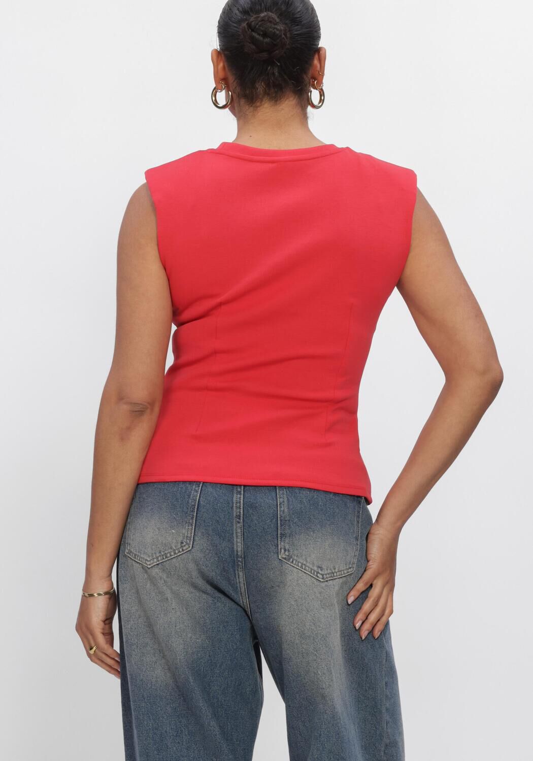 Y.A.S. YASPINA SL TOP NOOS Hauts & T-shirts en rouge - large