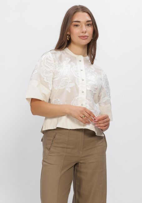 ROUGE EDIT ROUZOEKLA 2/4 O-NECK TOP Blouses en jaune - large