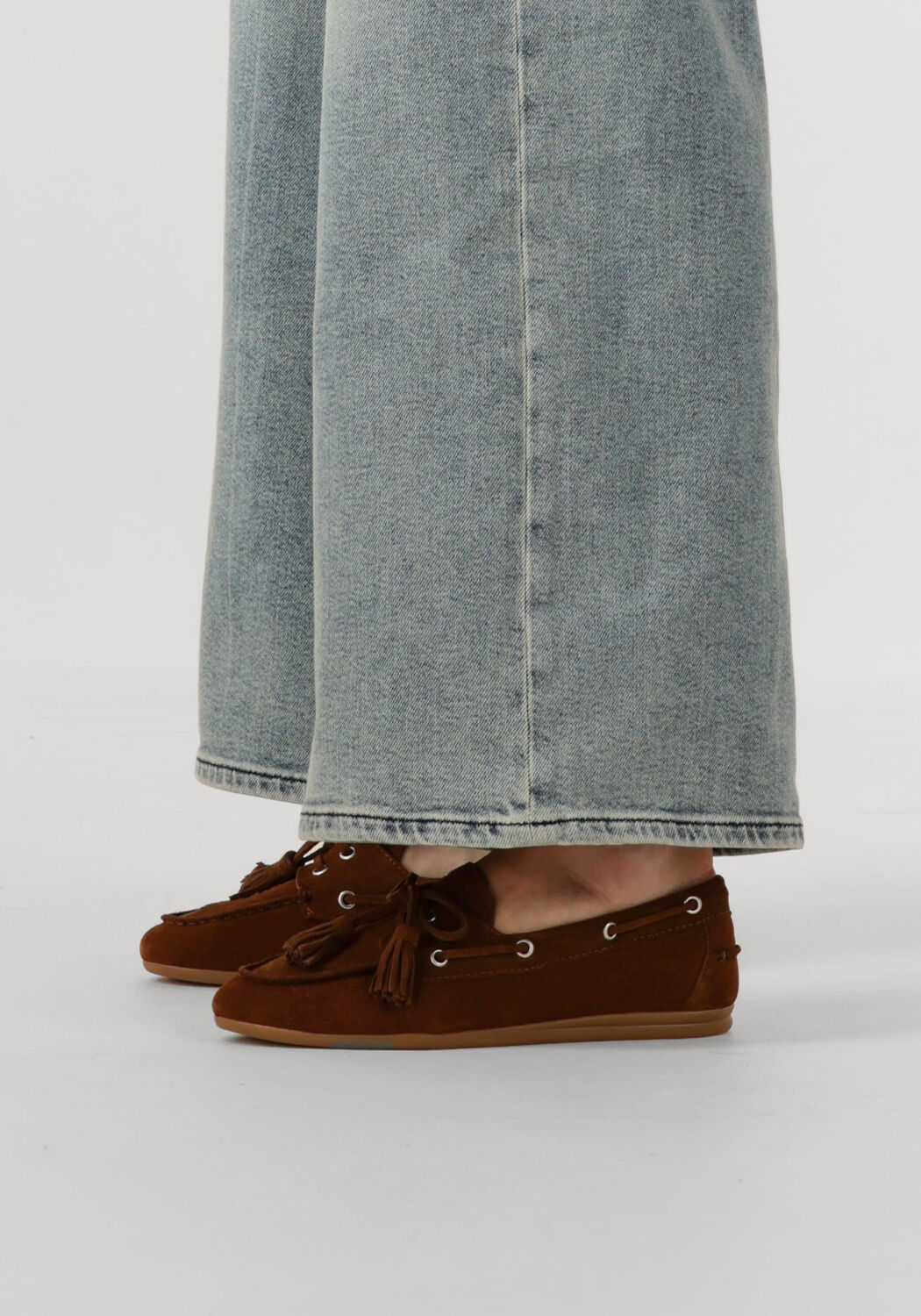 TORAL SHIMA Mocassins en cognac - large