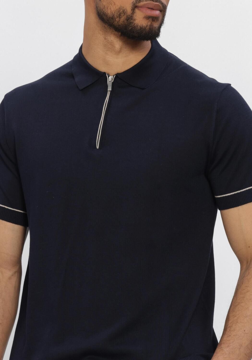 STEFANO LAURAN Polo POLO BASTIAN Bleu fonc&eacute; - large