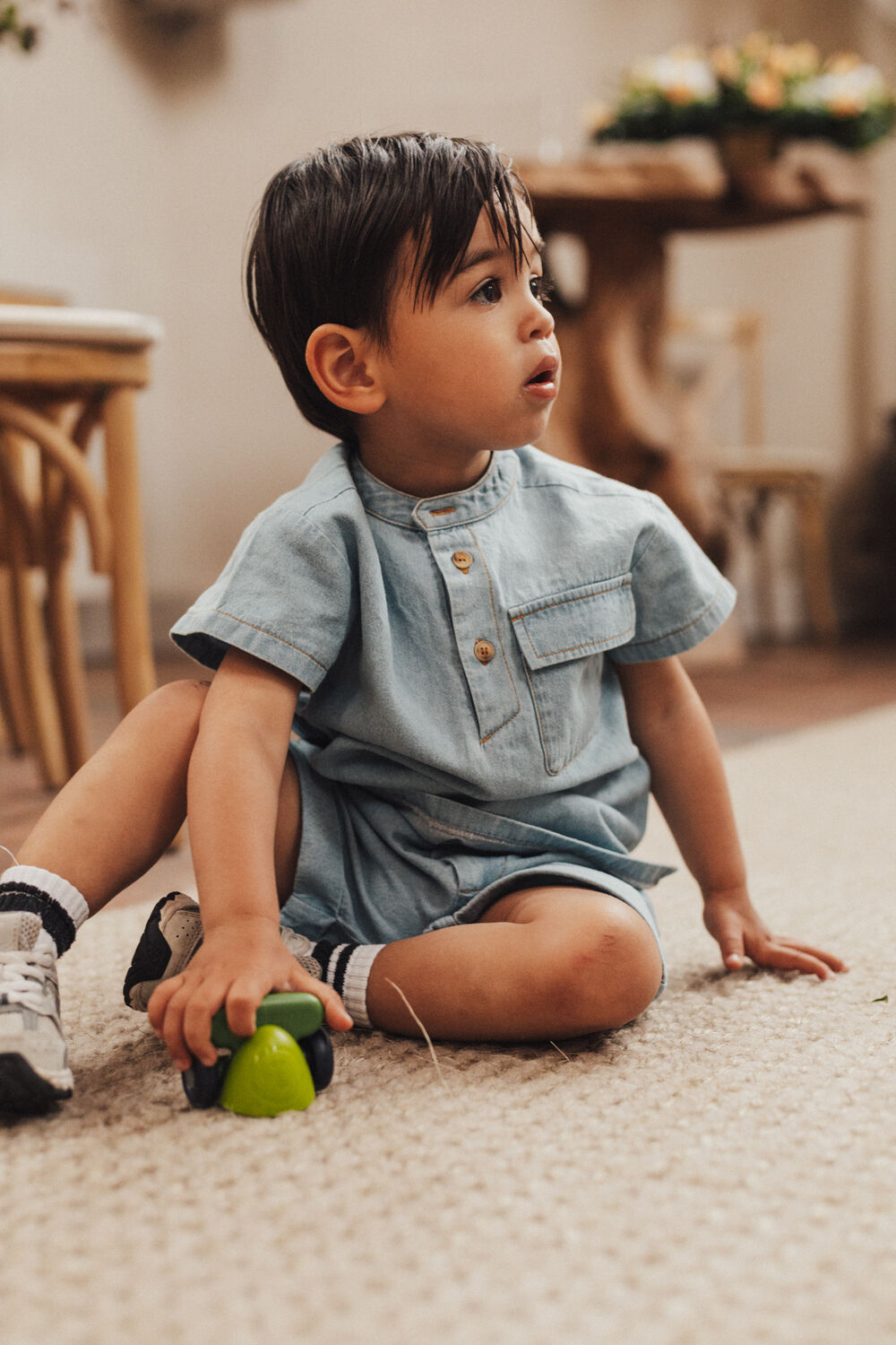 BAJE STUDIO T-shirt MAAS en bleu - large