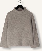 SELECTED WOMEN Pull SLFGABELLA LS KNIT HIGH-NECK en gris SELECTED WOMEN Pull SLFGABELLA LS KNIT HIGH-NECK en gris - medium