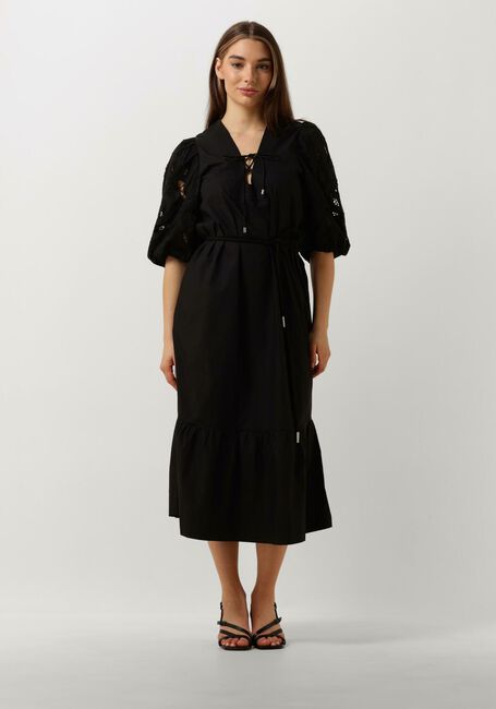 SCARLETT POPPIES Robe midi ISTANBUL en noir - large