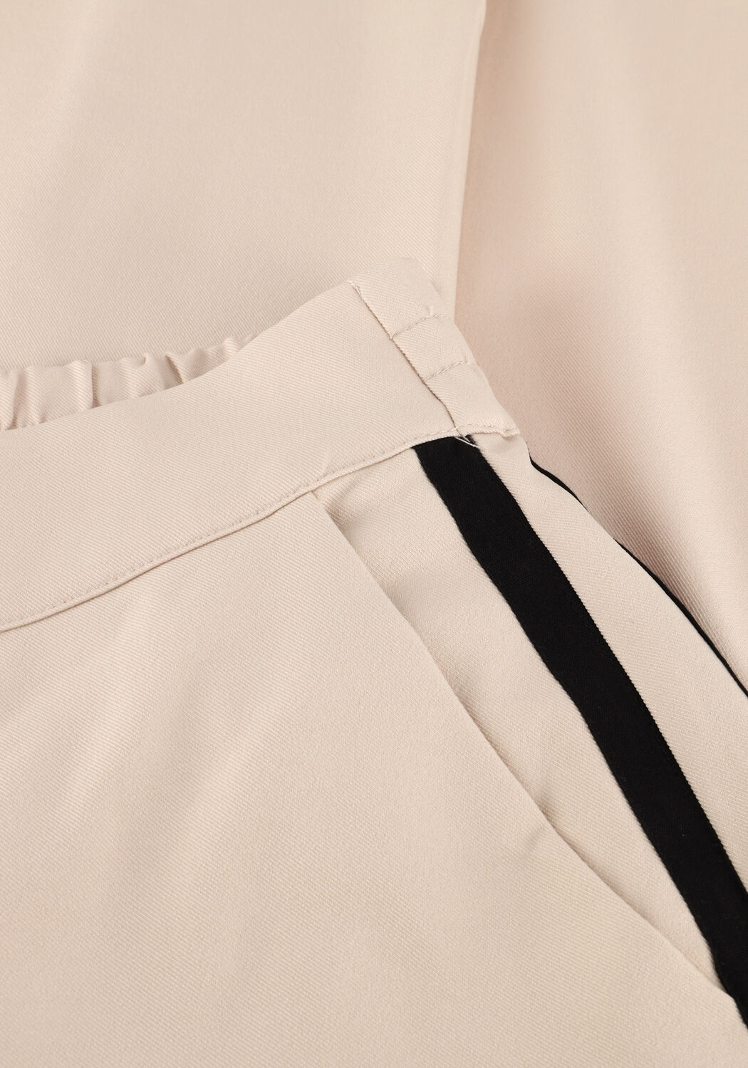 Creme MINUS Wijde broek JUDINE HIGH WAIST PANT - large