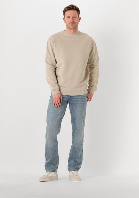 PURE PATH Chandail LOOSE FIT CREWNECK LS SWEATERS en beige - large