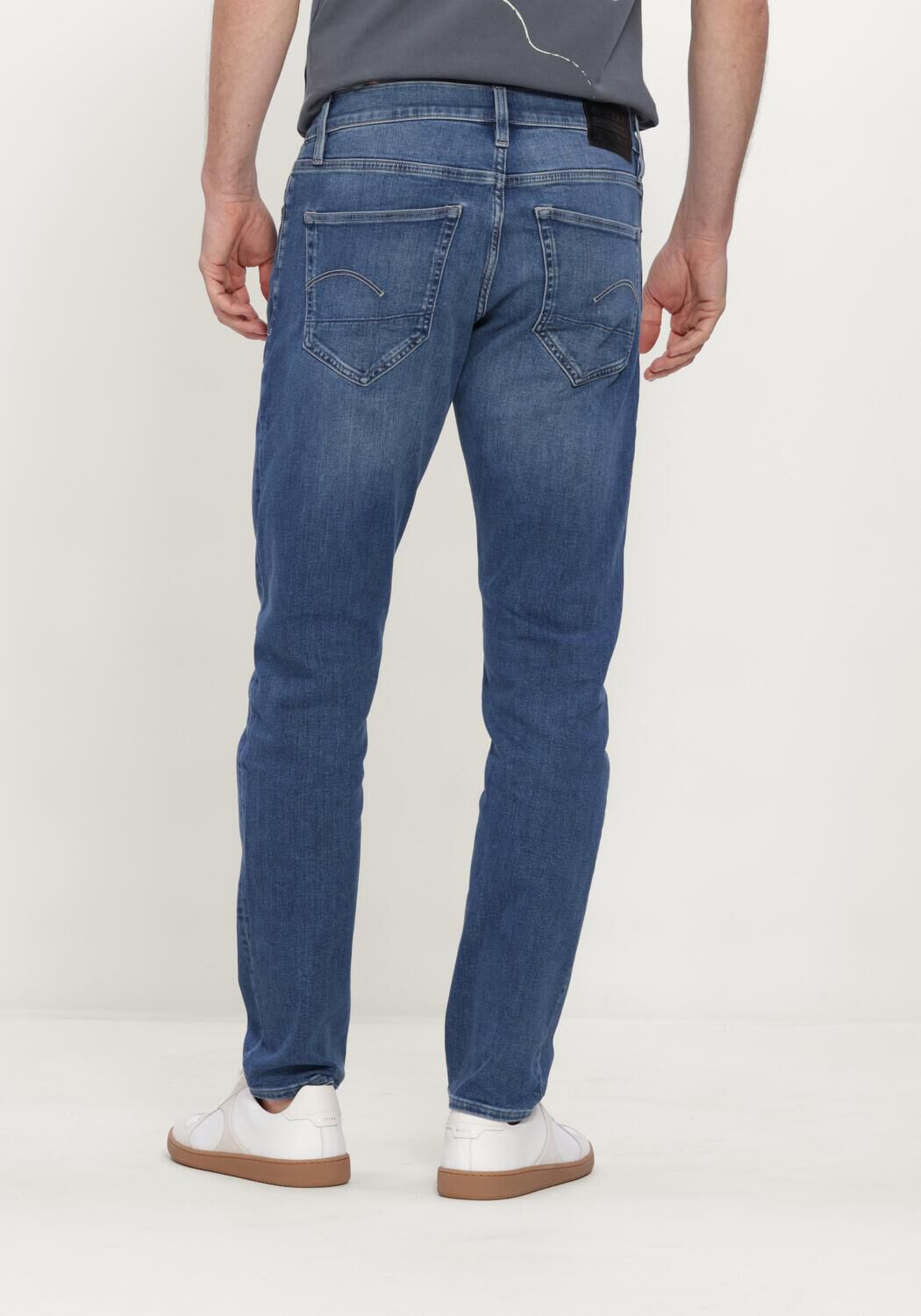 G-STAR RAW Slim fit jeans 3301 SLIM en bleu - large