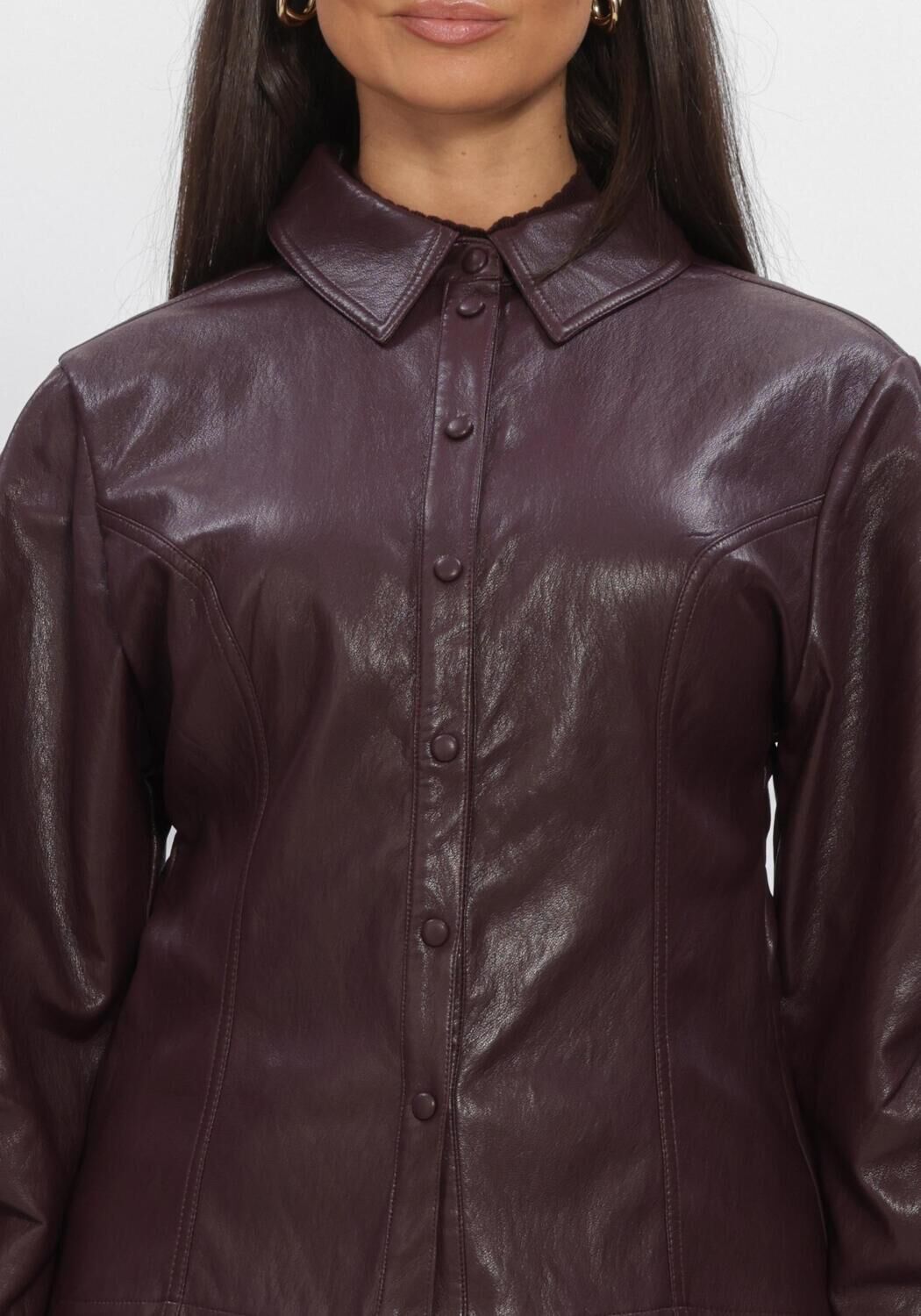 AAIKO ISABEL PU 689 Blouses Bordeaux - large