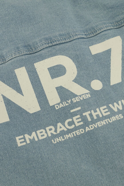 Lichtblauwe DAILY7 Spijkerjas DENIM JACKET - large