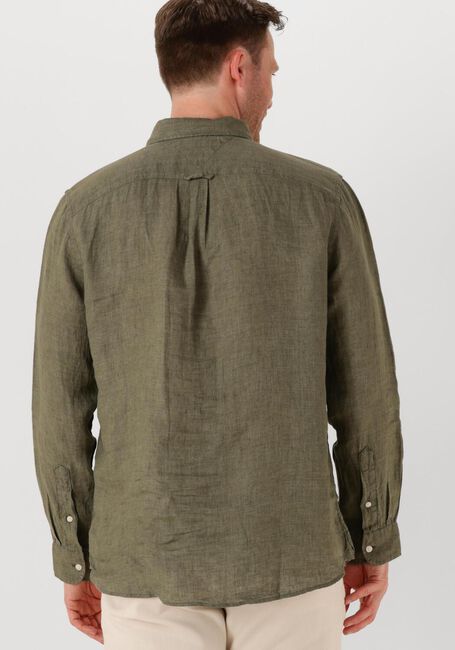Groene TOMMY HILFIGER Casual overhemd PIGMENT DYED LI SOLID RF SHIRT - large