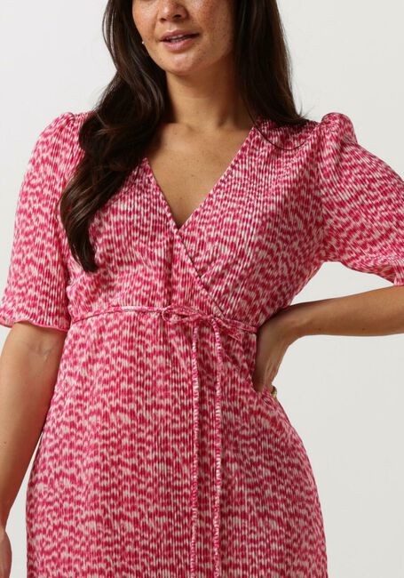 FREEBIRD Robe midi ASTRID en rose - large