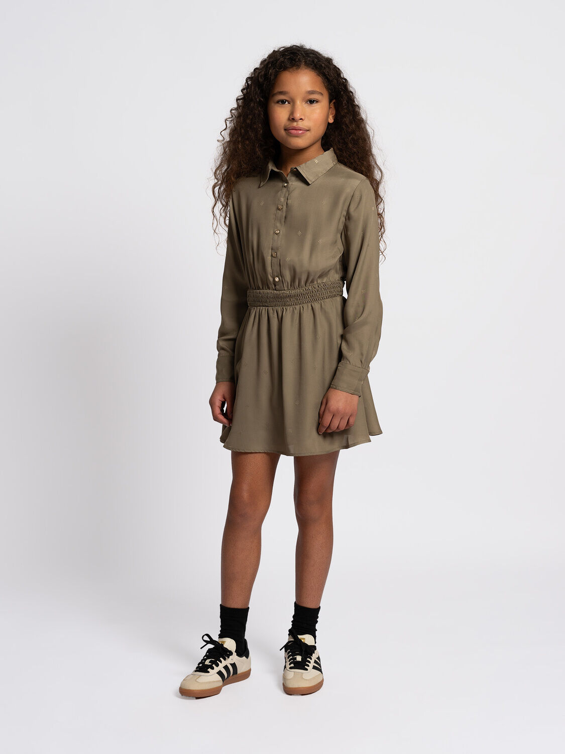 Khaki NIK & NIK Mini jurk RIHANNA DRESS - large