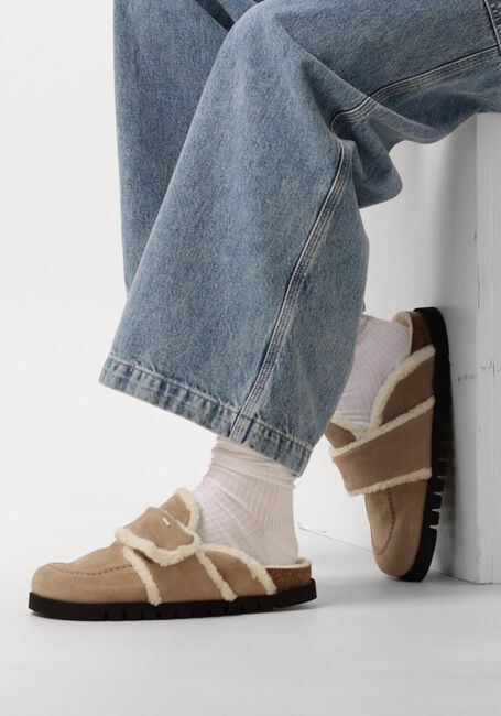 Taupe NUBIKK Instappers TEDDY FUR Taupe NUBIKK Instappers TEDDY FUR - large