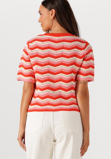 Rode Y.A.S. Trui YASTRIO KNIT PULLOVER - large