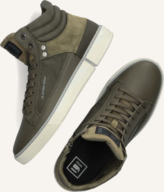 Groene G-STAR RAW Sneakers RAVOND MID BSC DNM M Groene G-STAR RAW Sneakers RAVOND MID BSC DNM M - large